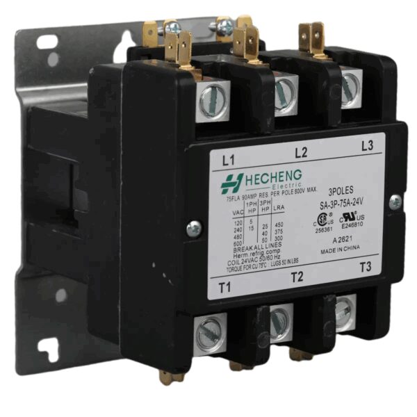 SA-3P-25A-240V DP CONTACTOR, 3 Pole 25FLA 240vac Coil CSA