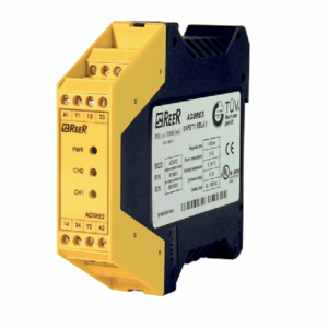 1330911 AD SRE3  Safety Interf. for E-Stops and Safety Sw., Auto/Man Restart, Cat. 3 (2 NO contacts)