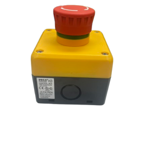 AB1W-111Y-A20B-V4E02R Enclosed Emergency Stop Switch, 40mm Head, Twist to Release, 2xNC cULus