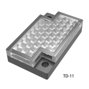 TD-11 Sensor Reflector 23.4 x 13.8mm wide with 2 corner mounting holes